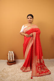 Kanakprabha Muga Zardousi Sareee