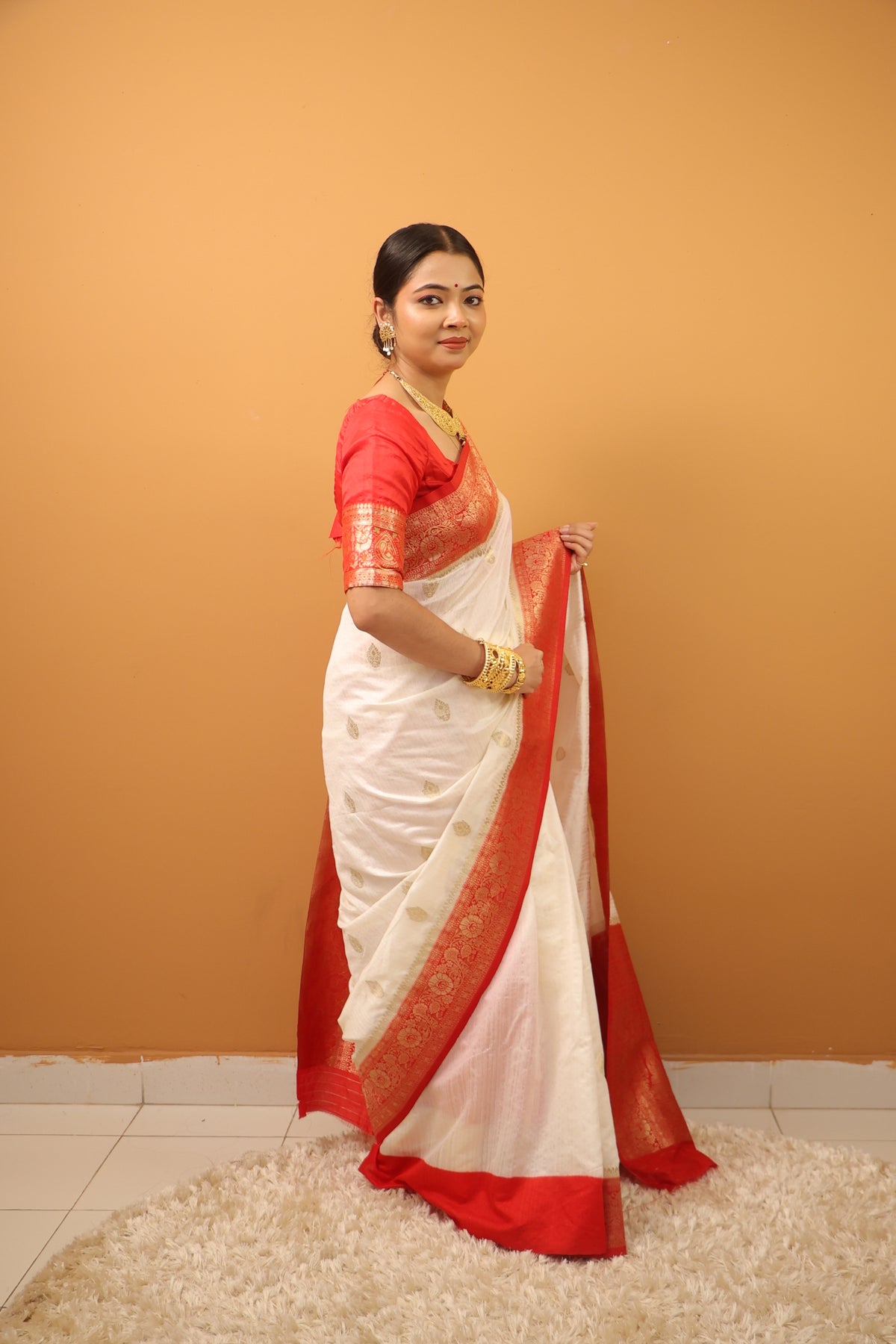 Maa Durga Collection Tussar Saree