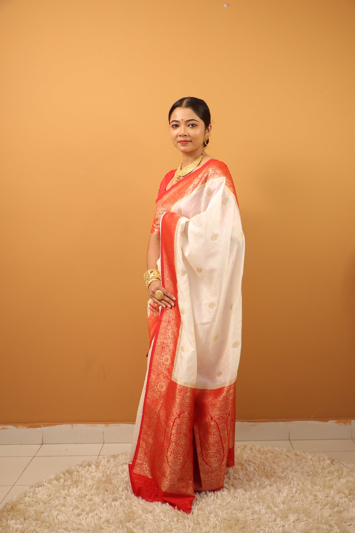 Maa Durga Collection Tussar Saree