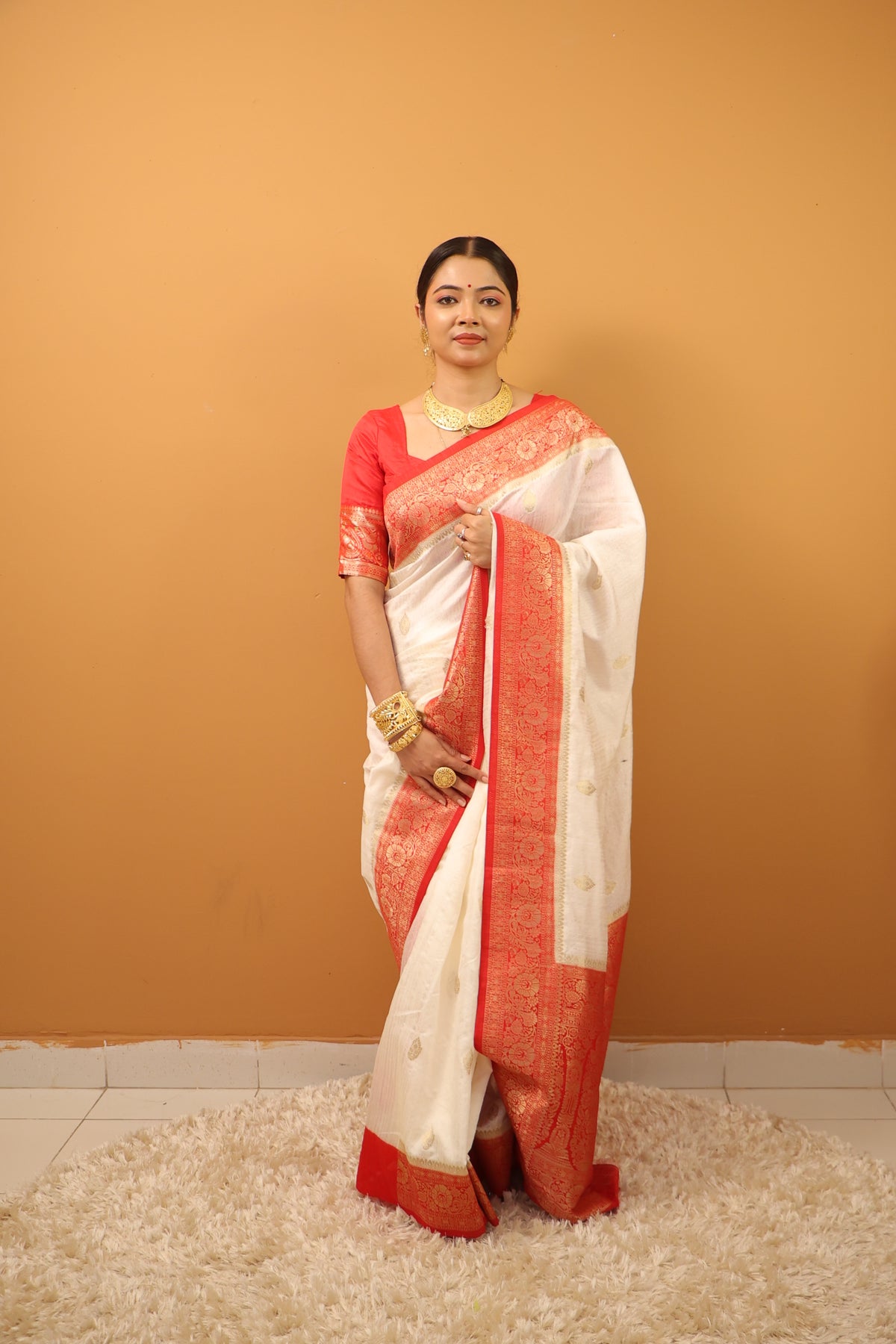 Maa Durga Collection Tussar Saree