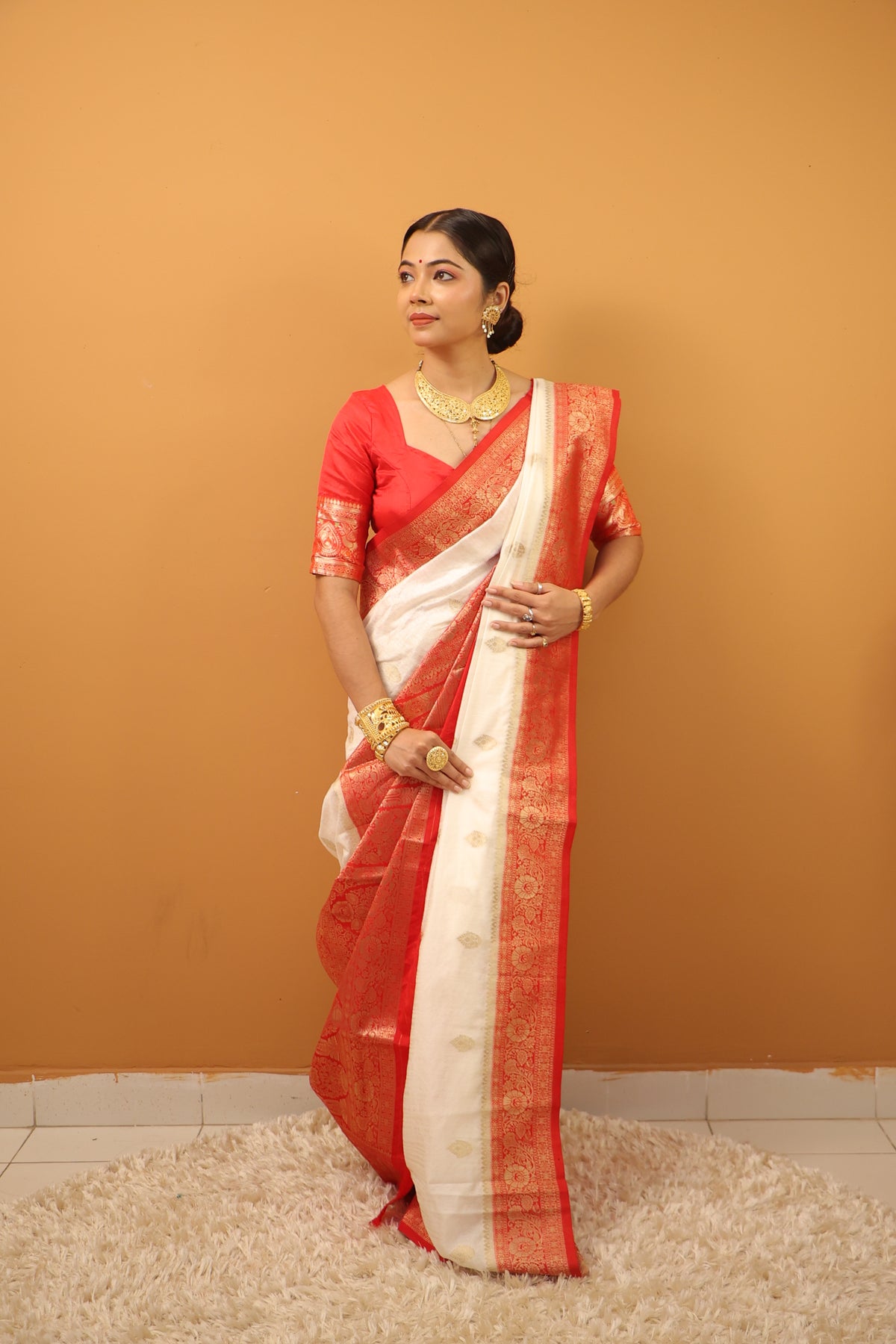 Maa Durga Collection Tussar Saree