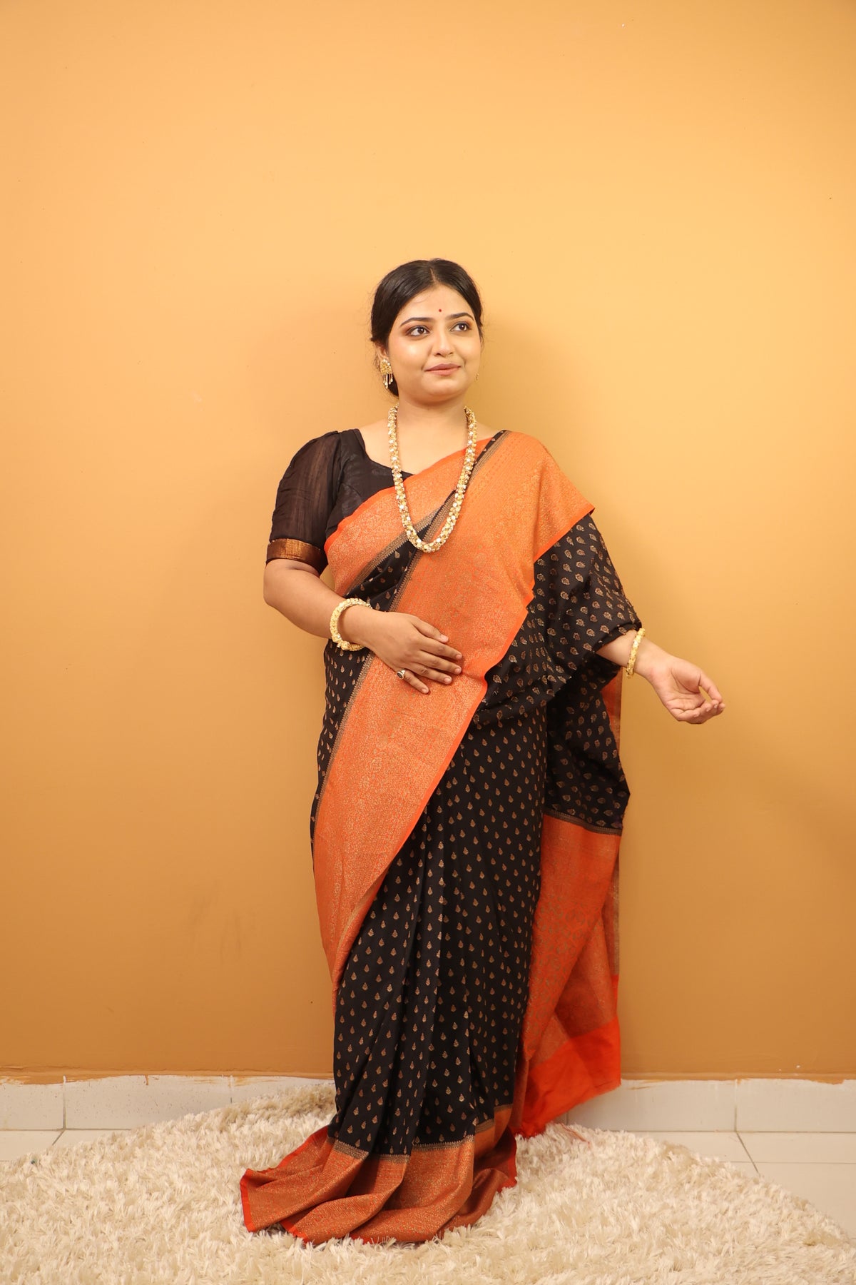 Orna Khaddi Benarasi Saree