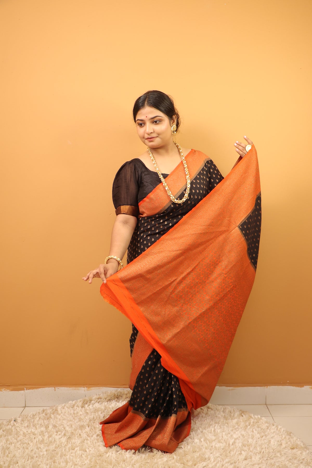 Orna Khaddi Benarasi Saree