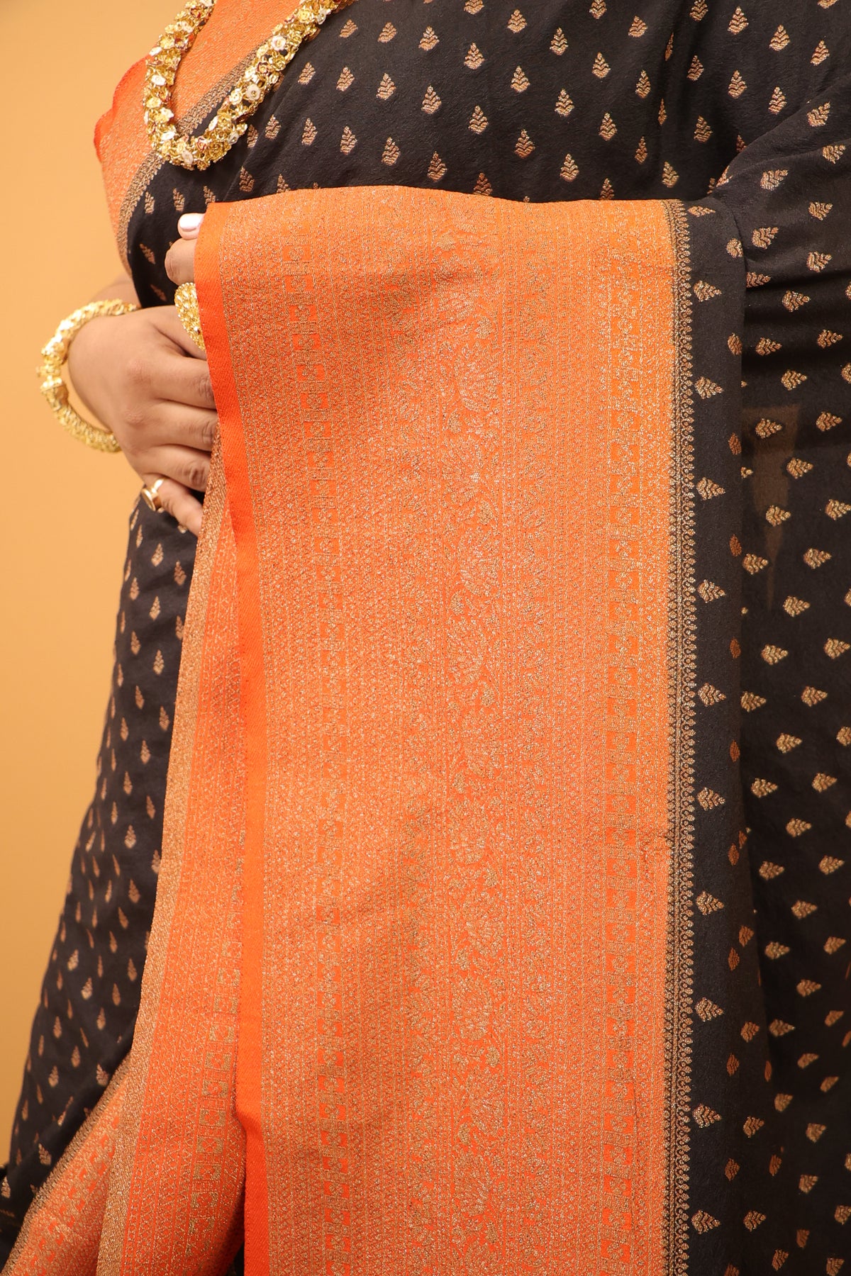 Orna Khaddi Benarasi Saree