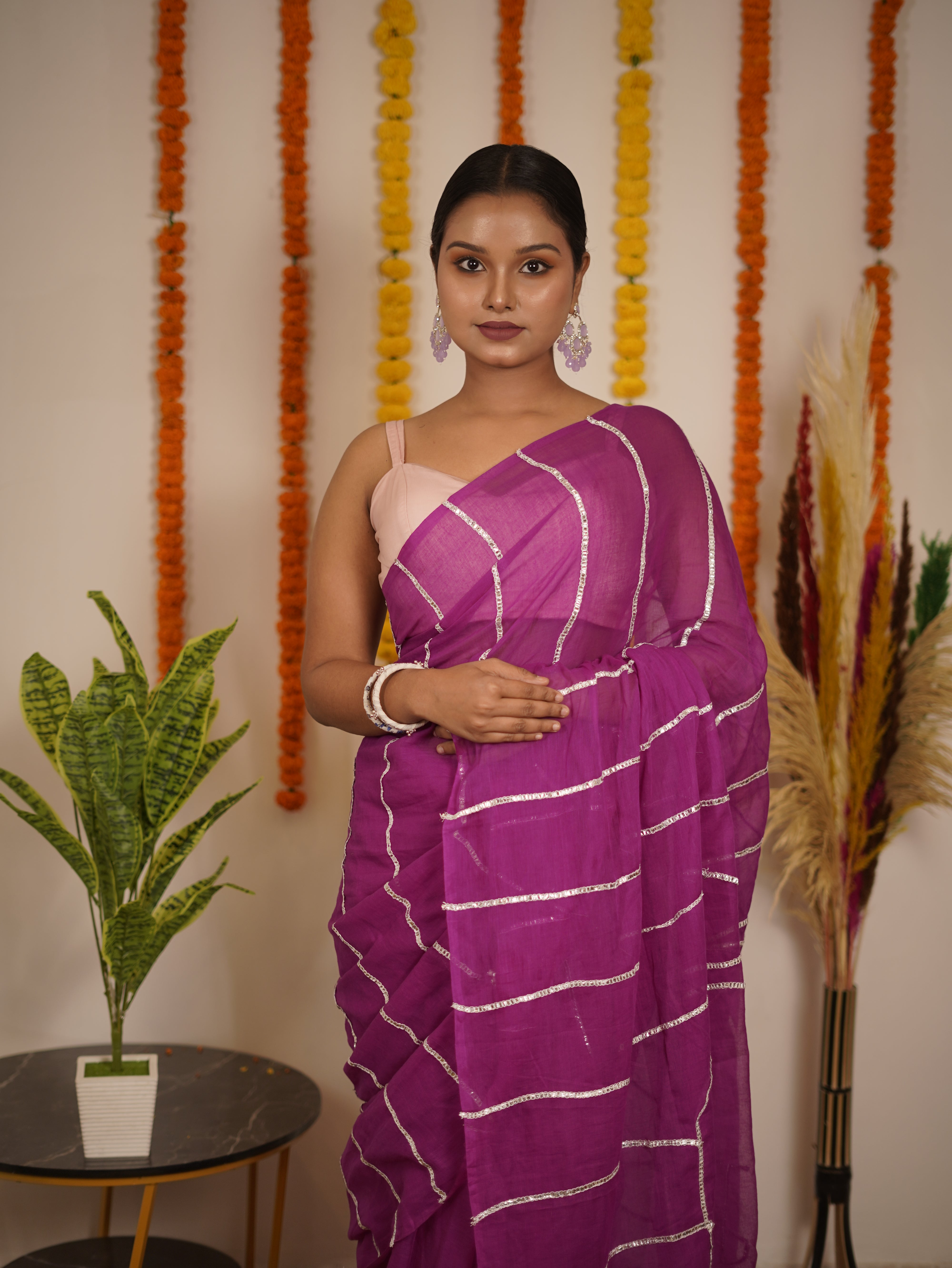 Maa Pure mul cotton saree