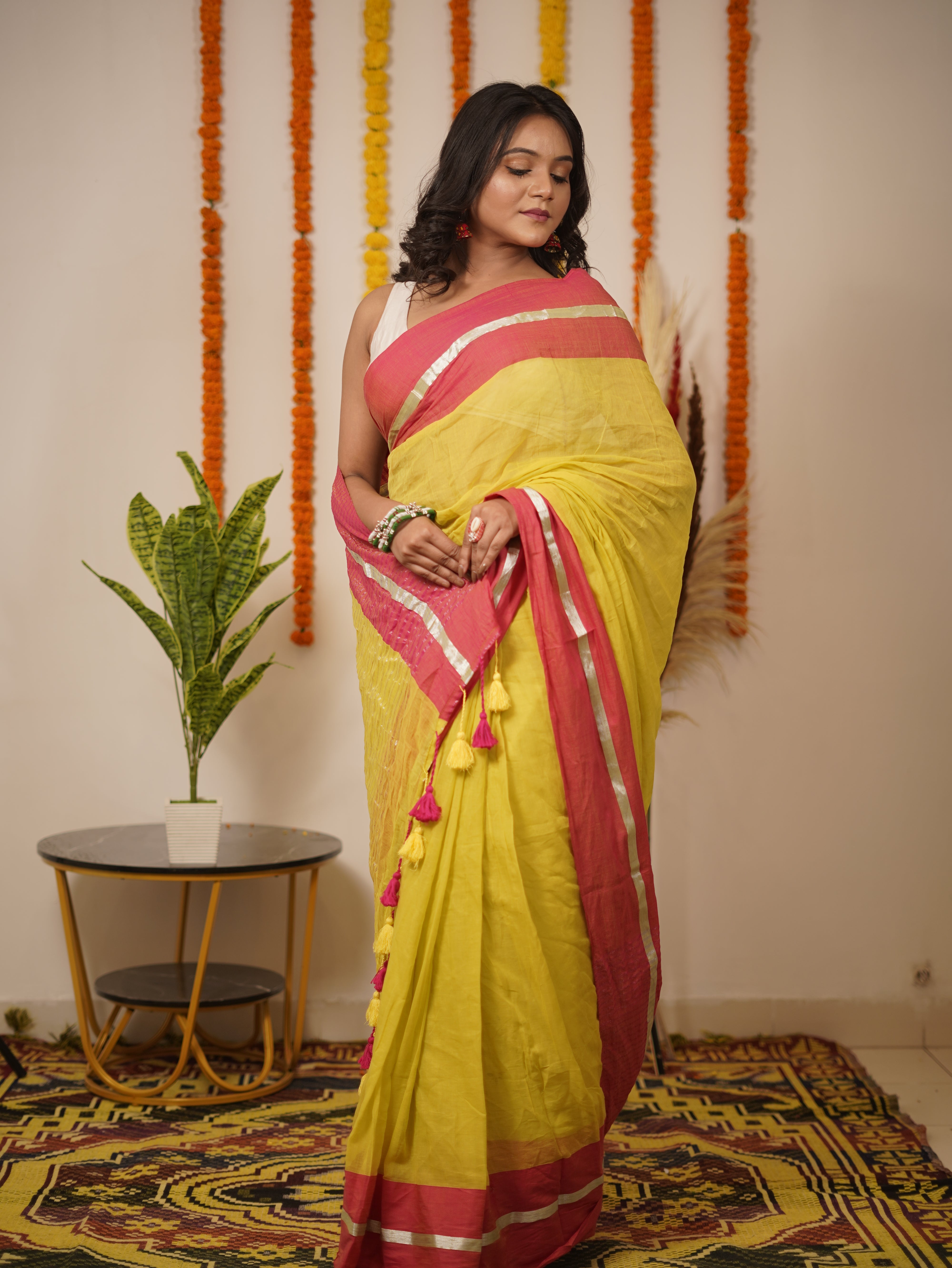 Savitri Pure Mul Cotton Saree