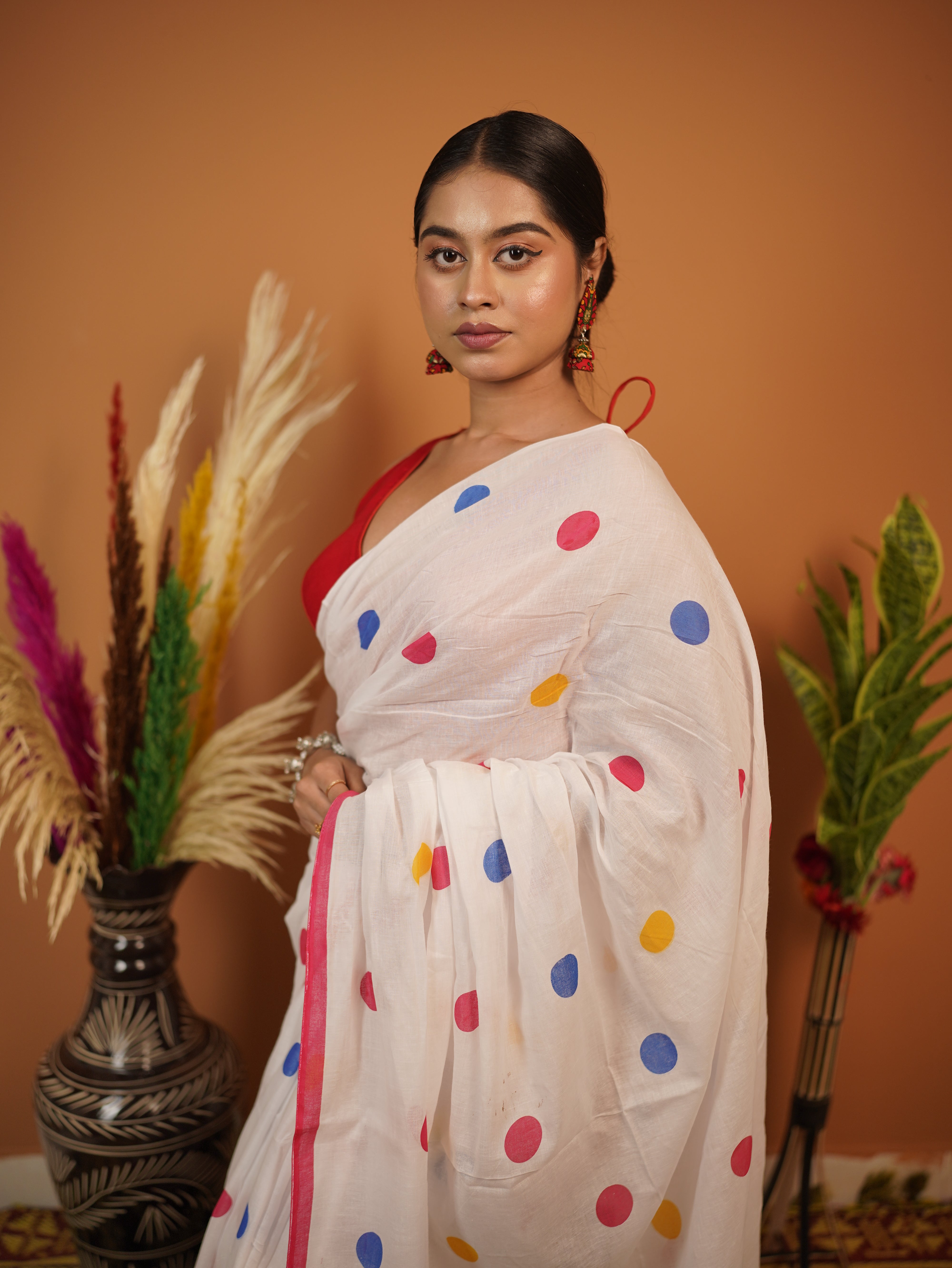 Gauri Pure Mul Cotton Saree