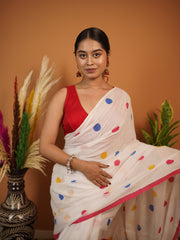 Gauri Pure Mul Cotton Saree