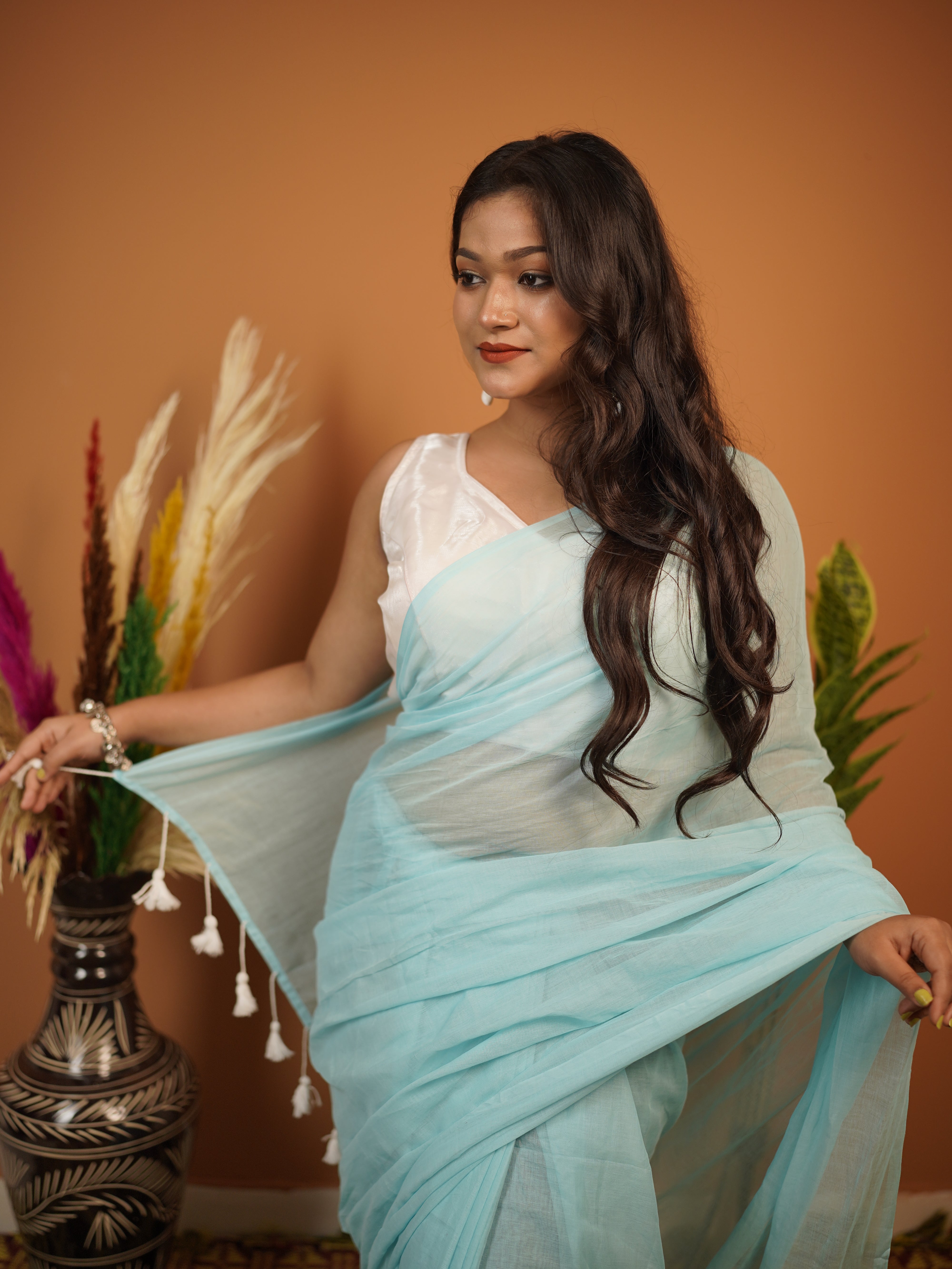Rajeshwari Pure mul cotton saree