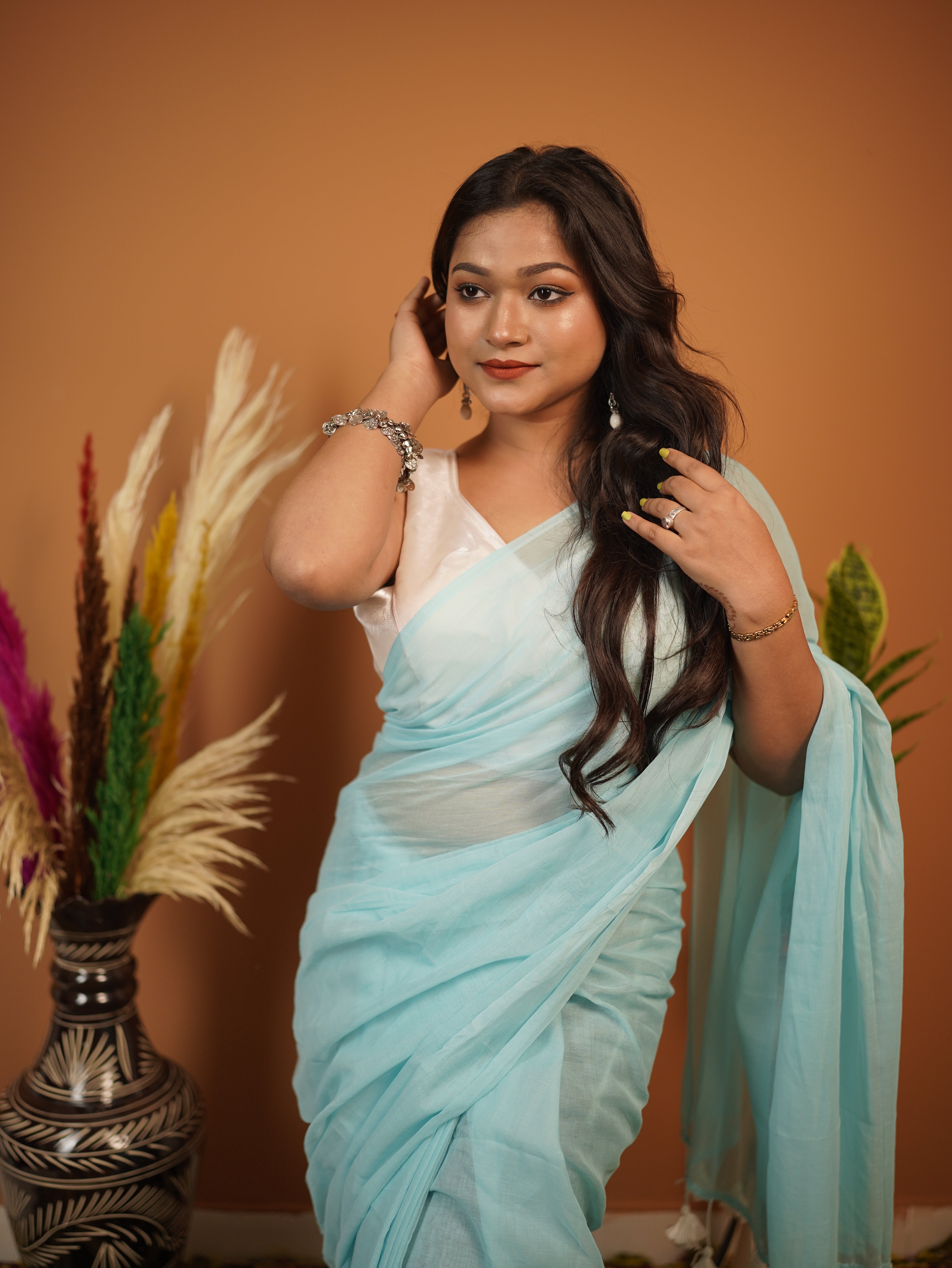 Rajeshwari Pure mul cotton saree