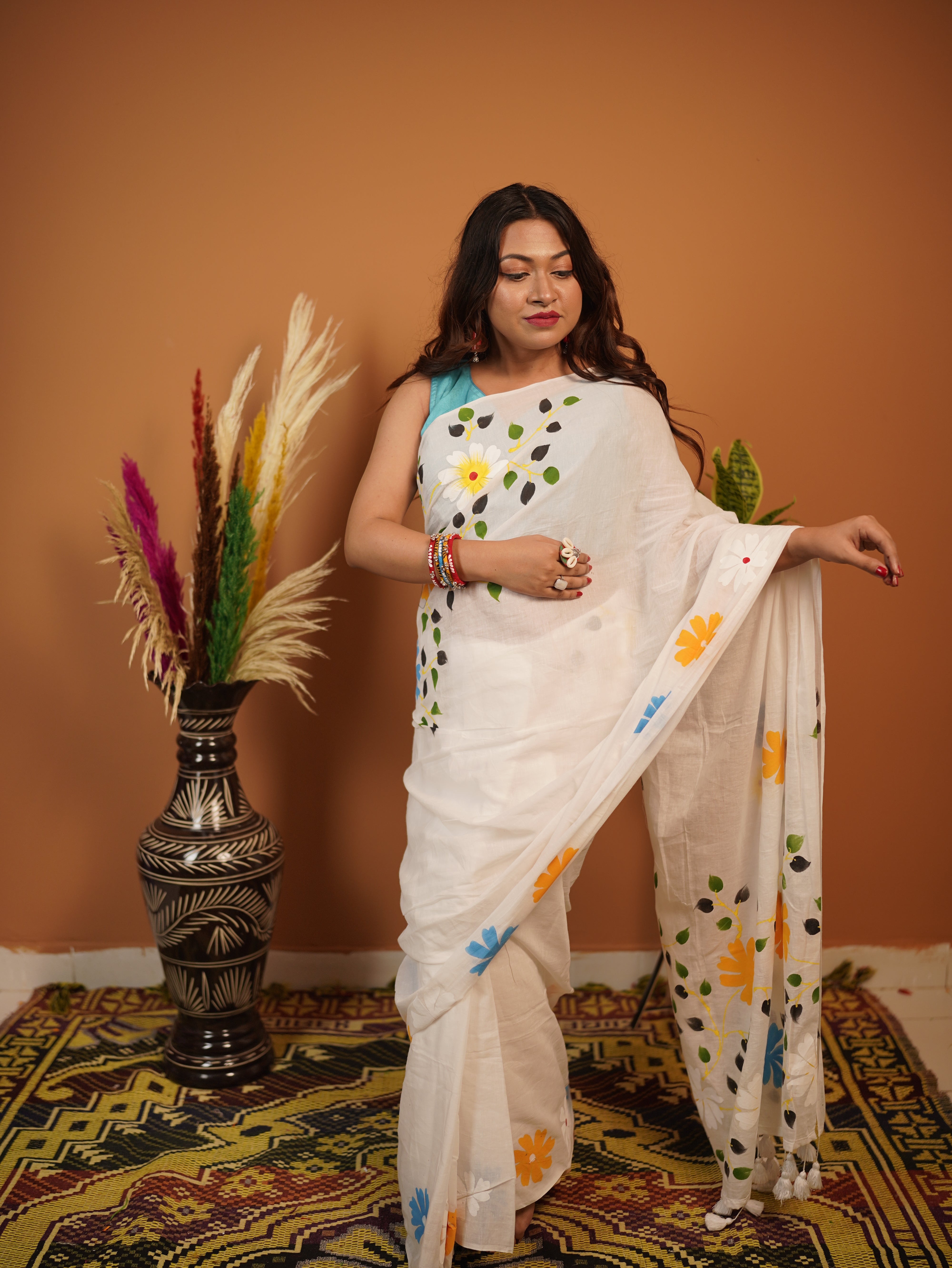 Subha pure mul cotton saree