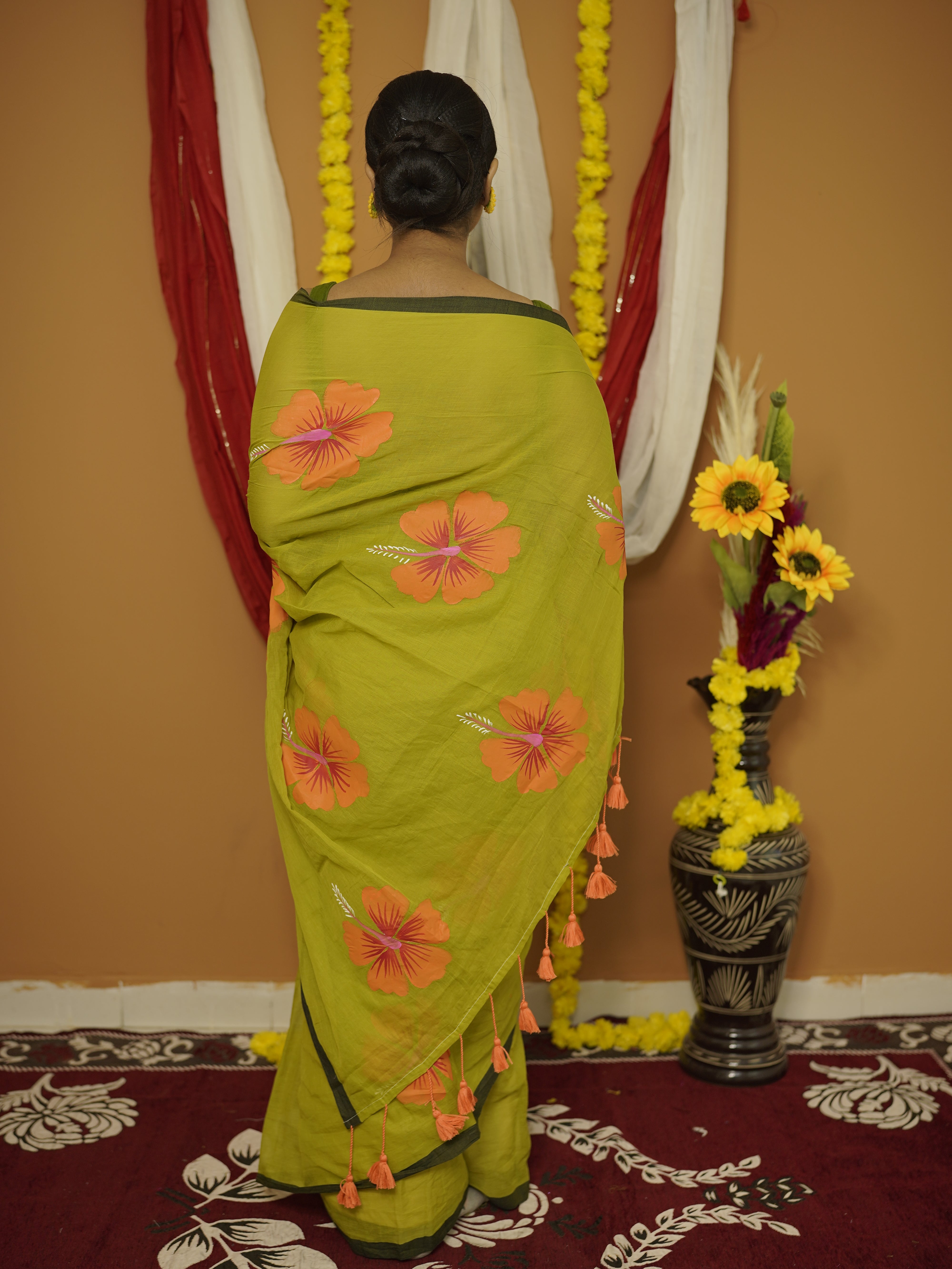 Dhatri Pure Mul Cotton Saree
