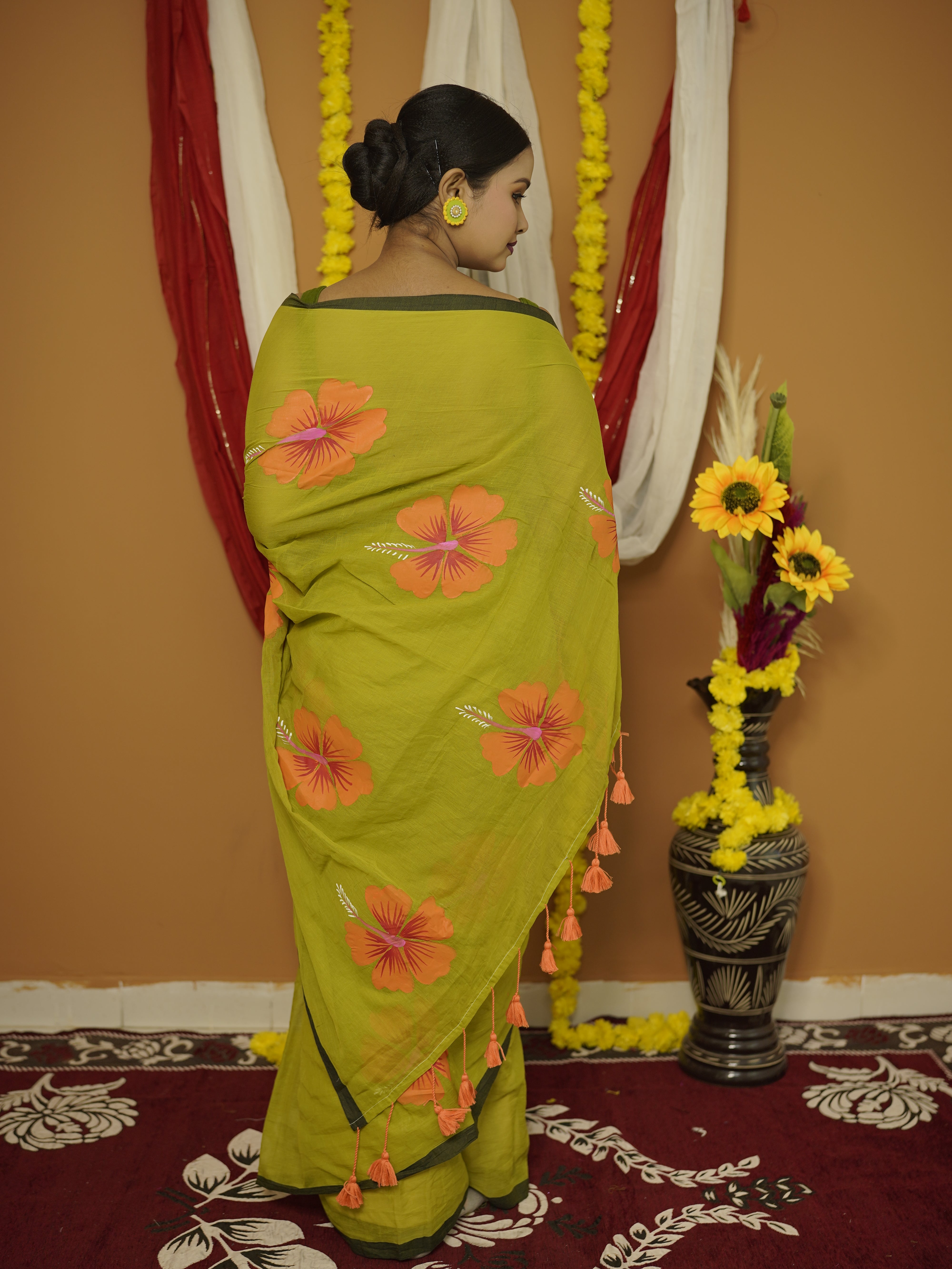Dhatri Pure Mul Cotton Saree