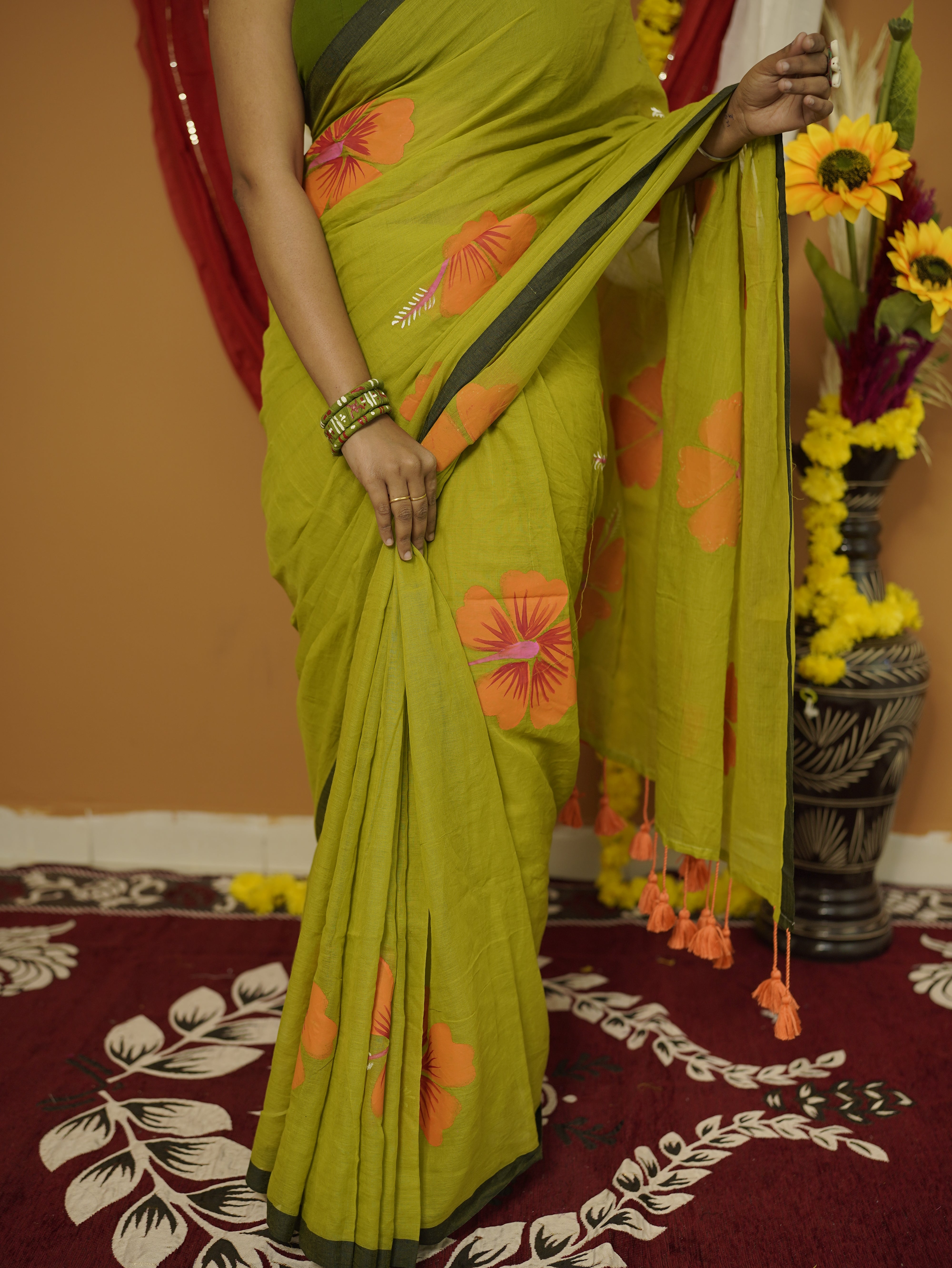Dhatri Pure Mul Cotton Saree