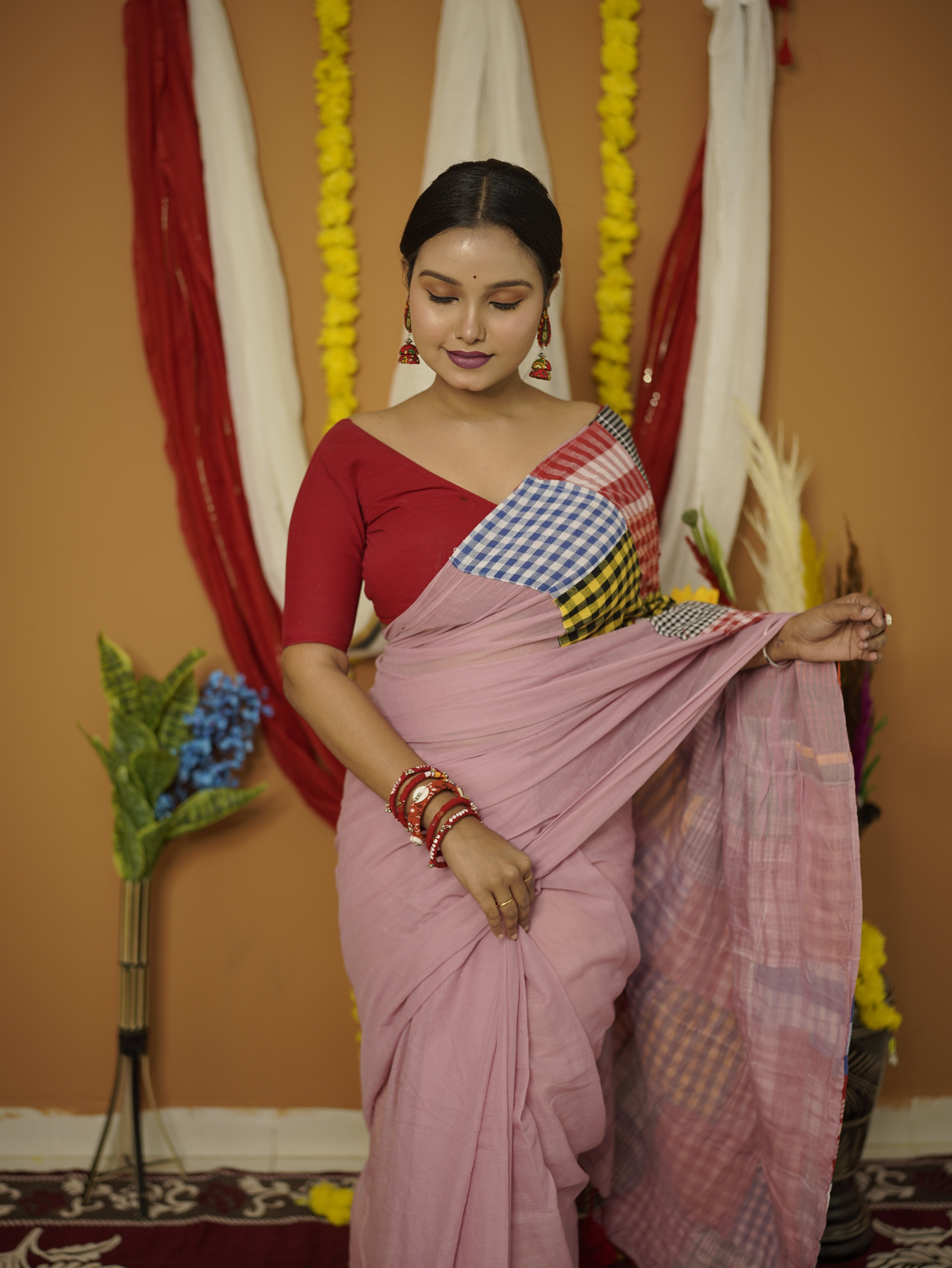 Shree pure mul cotton saree