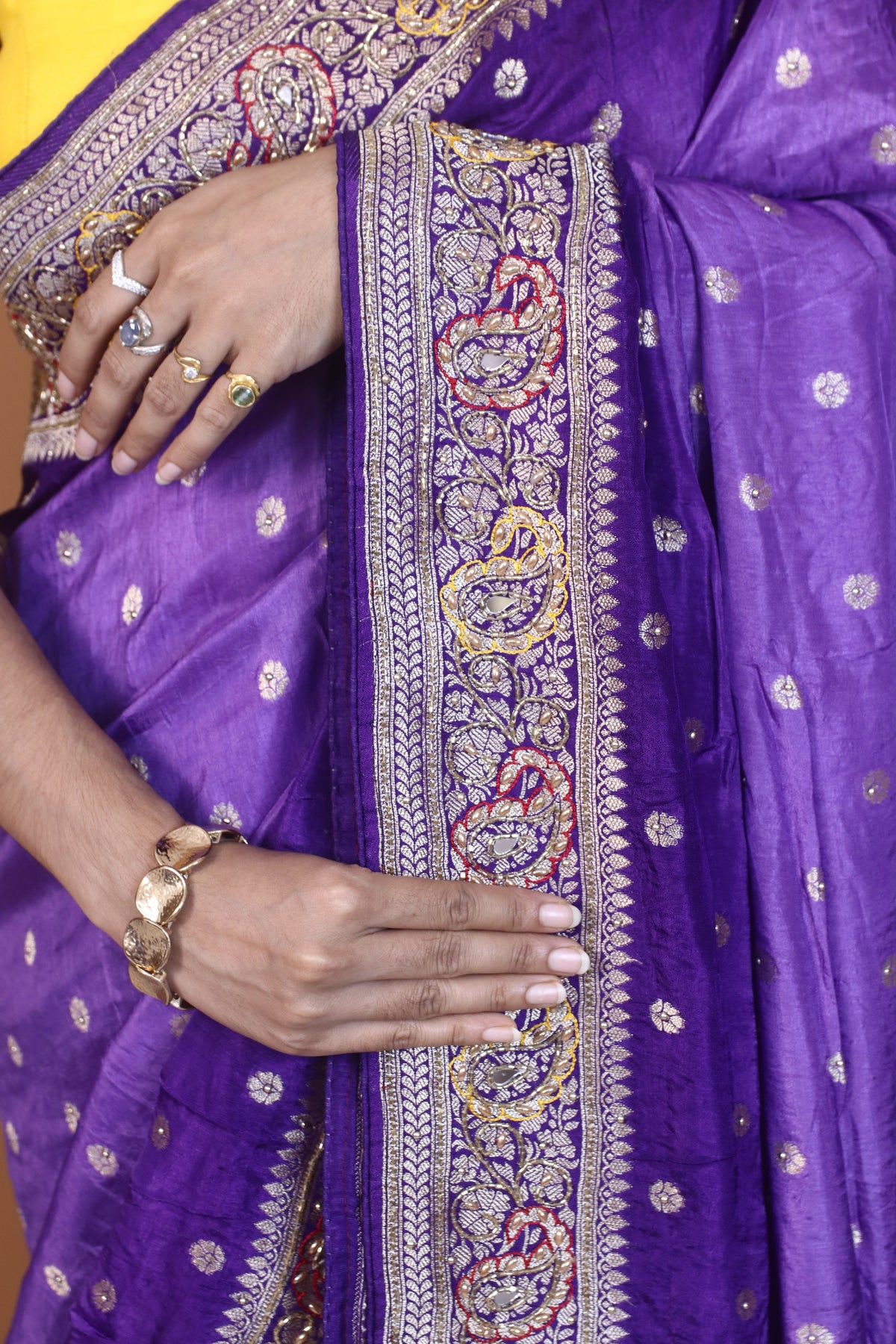 Purple Dola Silk