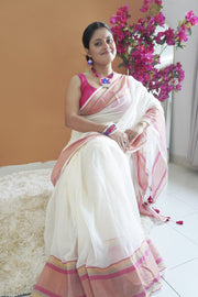 Vimala pure mull cotton Saree