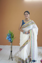 Subhadra pure mull cotton Saree
