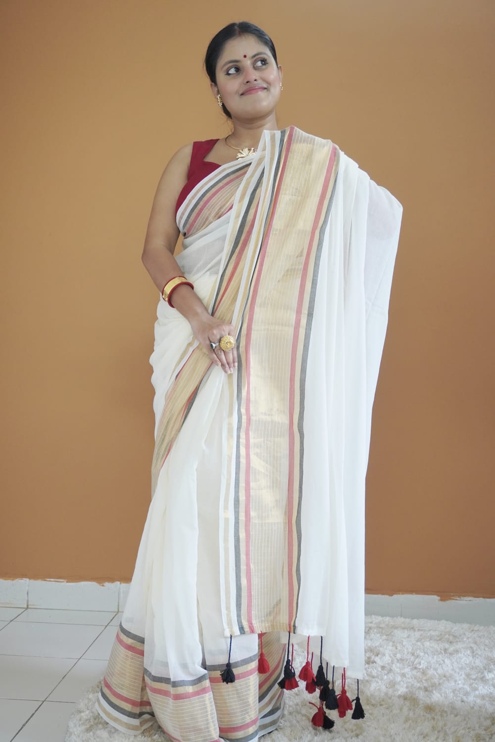 Sarveshwari pure mull cotton Saree