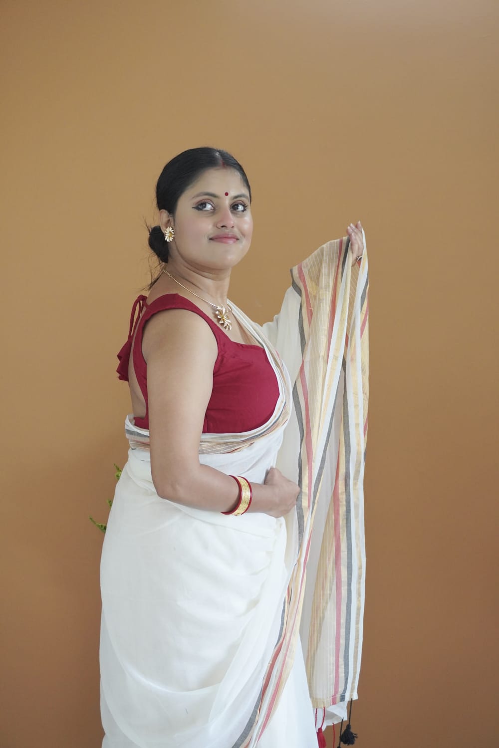 Sarveshwari pure mull cotton Saree