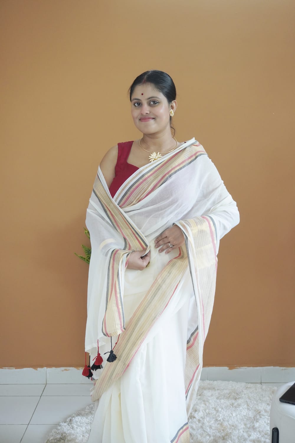 Sarveshwari pure mull cotton Saree