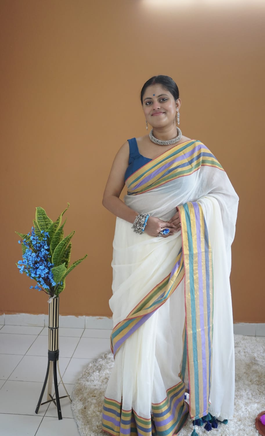 Subhadra pure mull cotton Saree