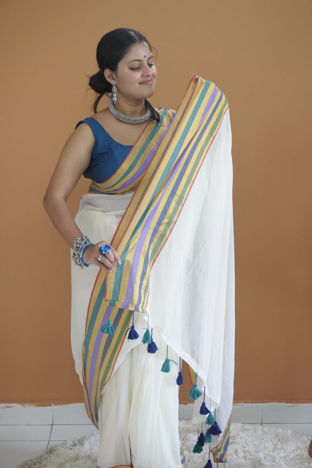 Subhadra pure mull cotton Saree