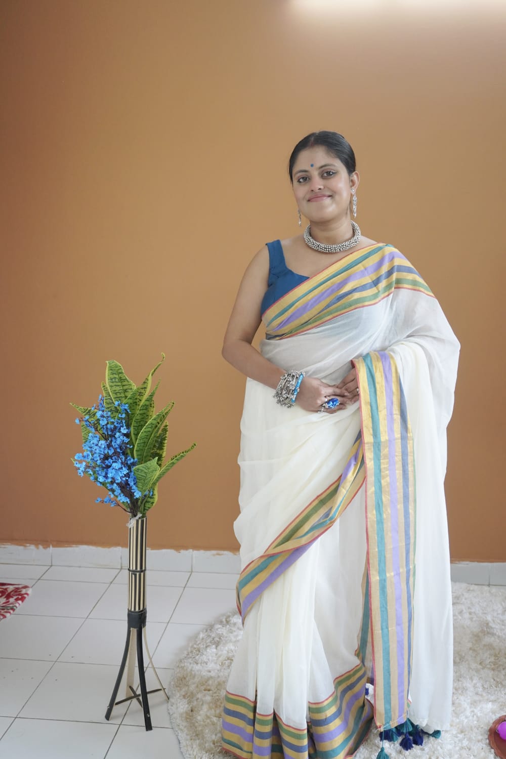 Subhadra pure mull cotton Saree