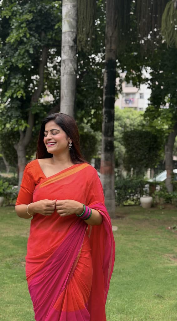 Devi pure mull cotton  Saree