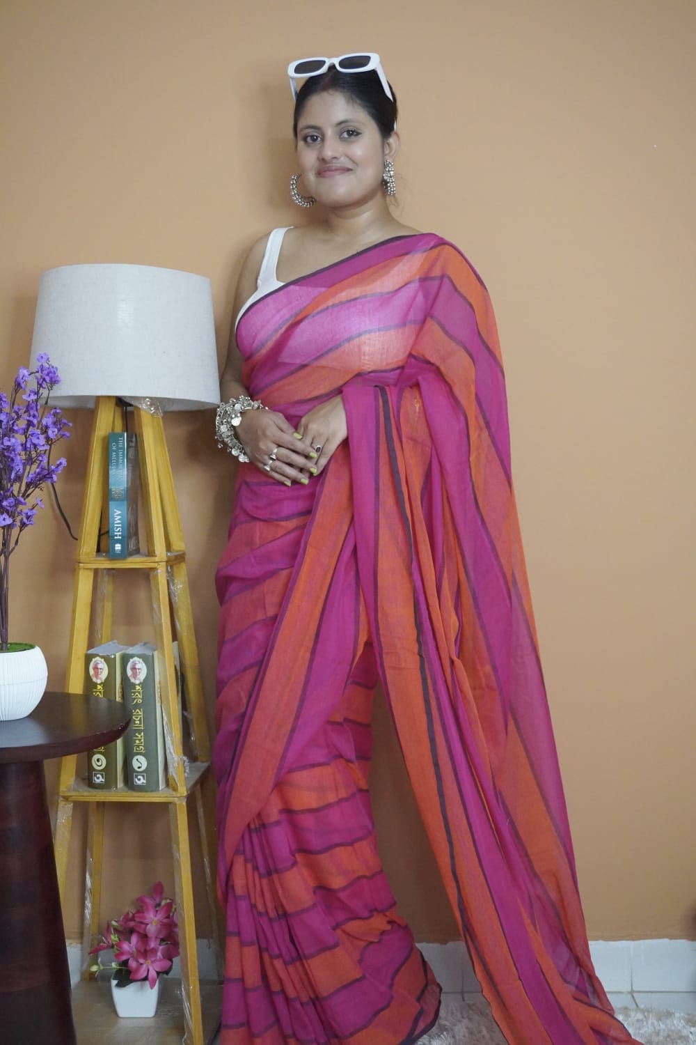 Shrilekha  pure mull cotton  saree