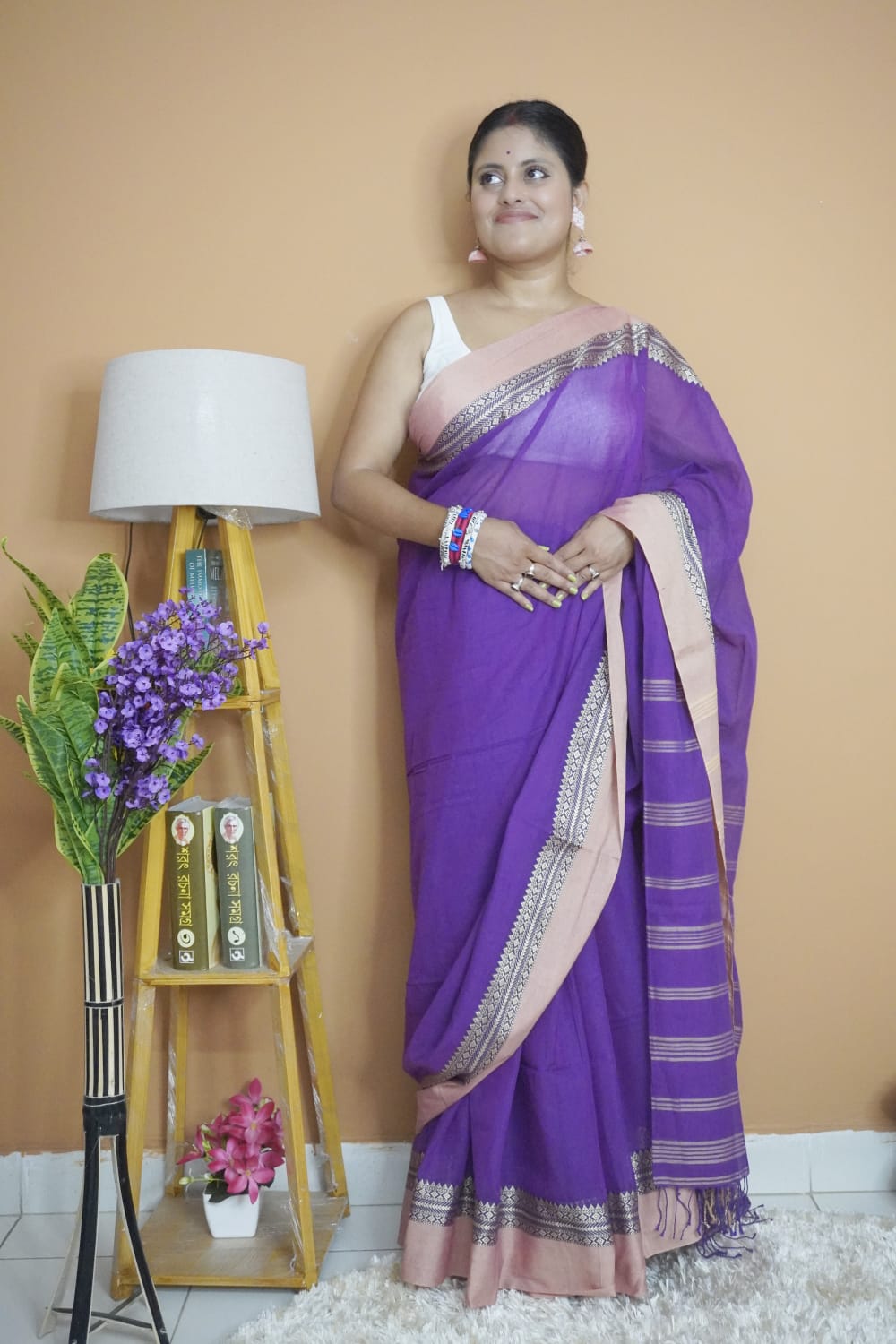 Sagar Neel pure mull cotton  saree